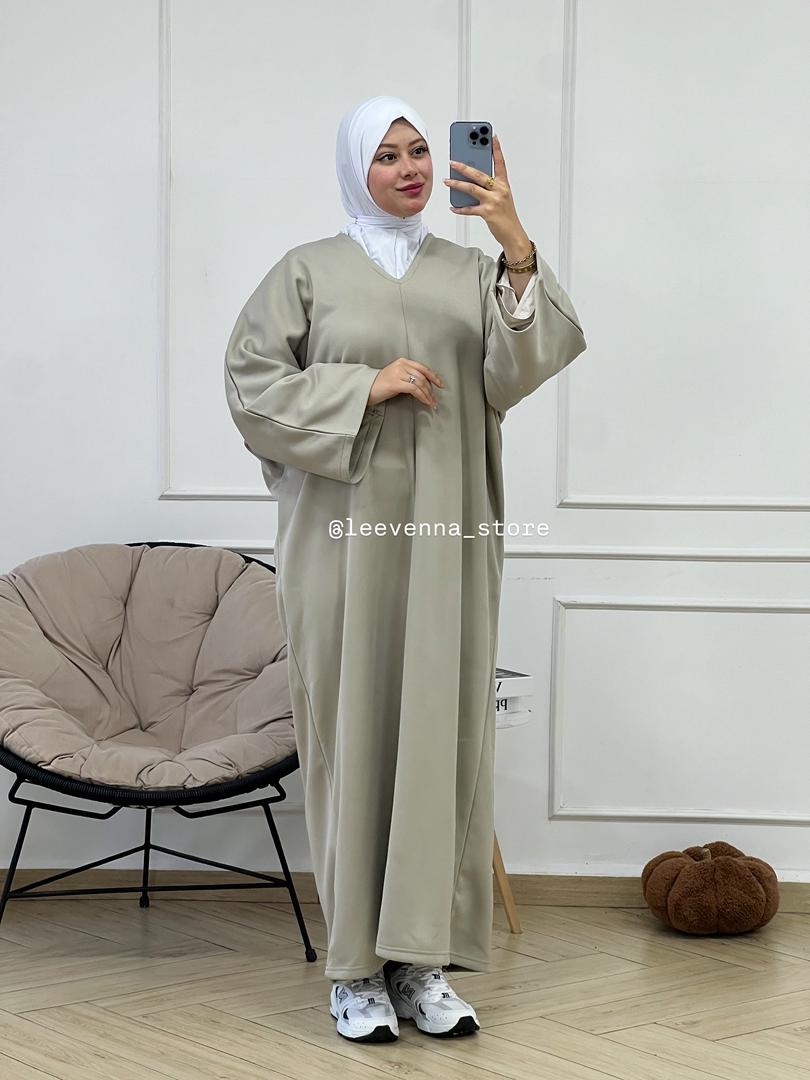 Robe Sweat Comfy en beige grisé