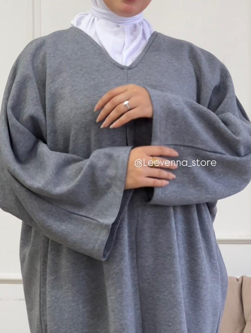 Robe Sweat Comfy en grise